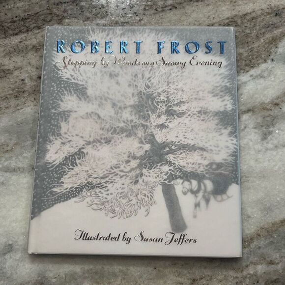 Stopping by Woods on a Snowy Evening By Robert Frost Illustrated Hardcover New - Picture 1 of 13